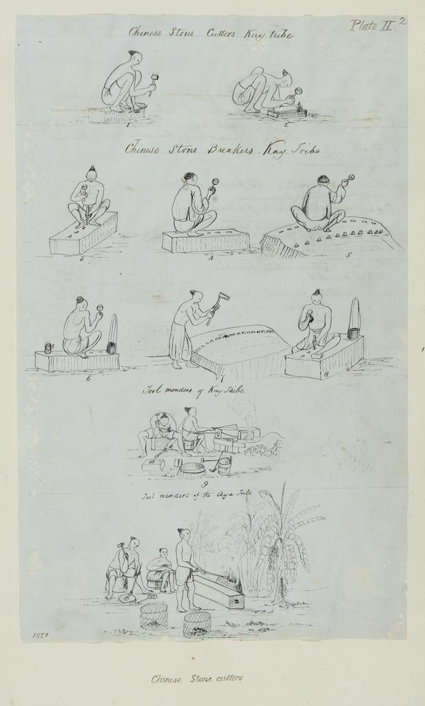 Chinese stonecutters. Plate II
