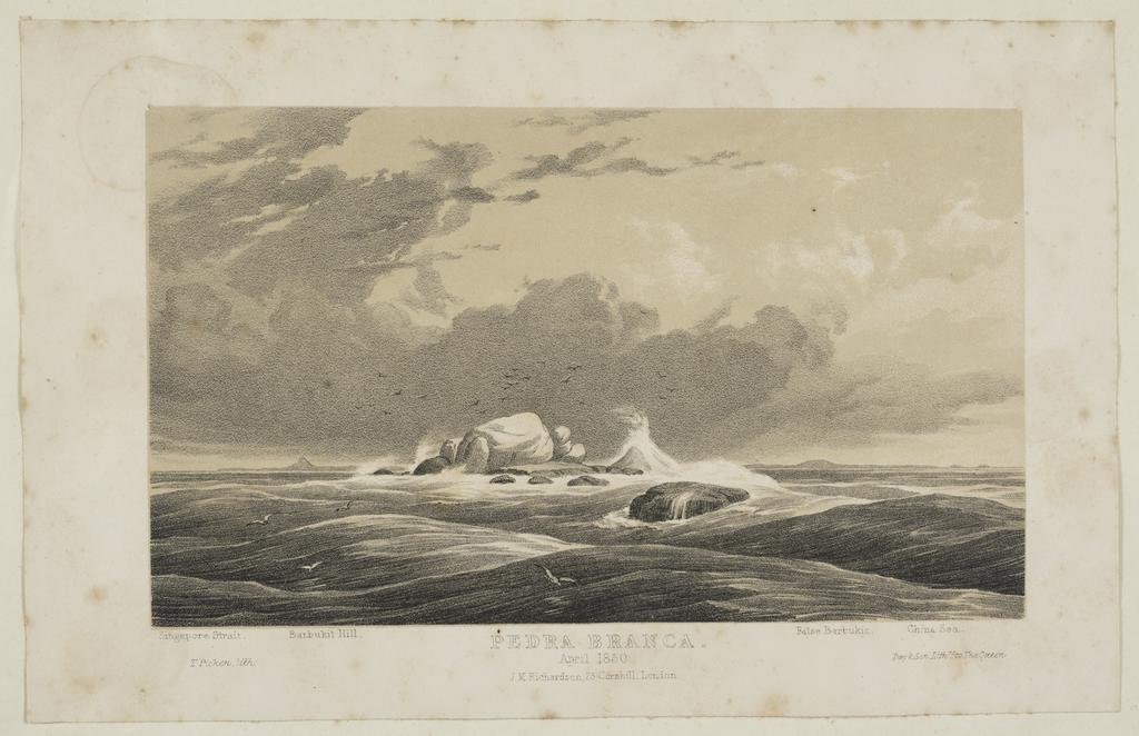 Pedra Branca. April 1850