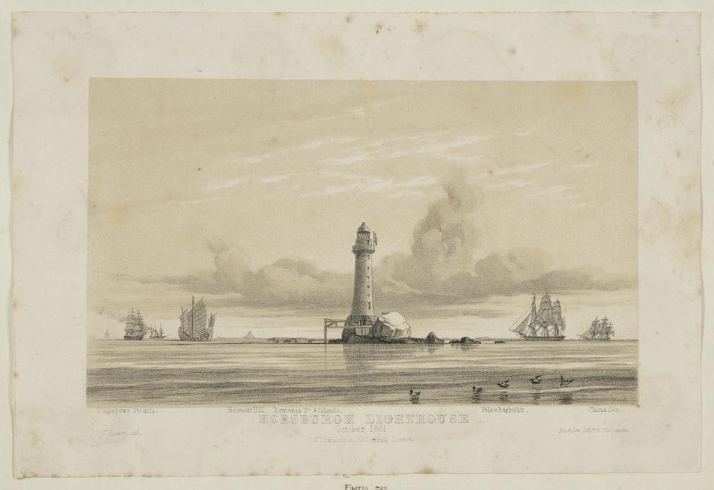 Horsburgh Lighthouse. October 1851