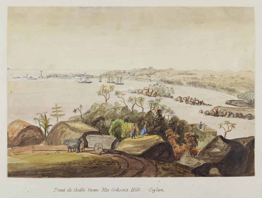 Pointe de Galle from Mrs Gibson&rsquo;s hill, Ceylon