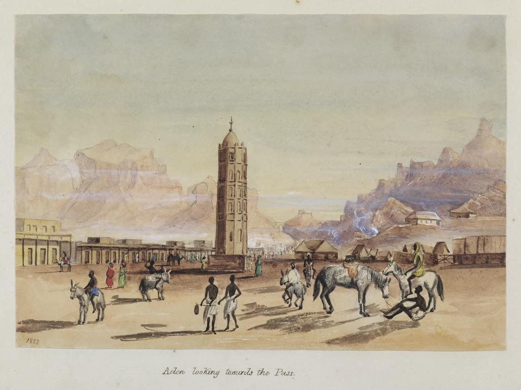 Aden looking towards the Pass