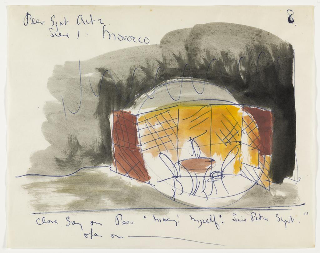 Stage designs for Peer Gynt. Series 3. g