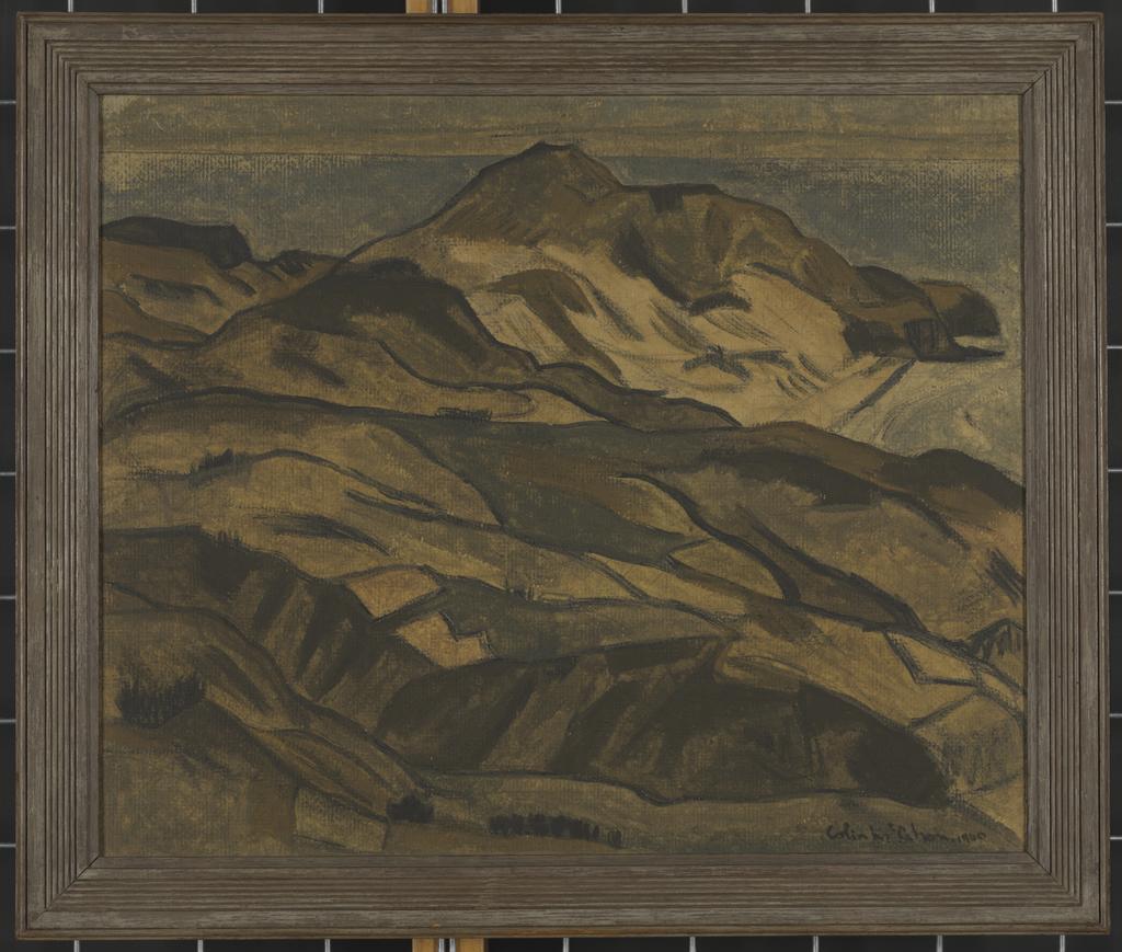 Otago Peninsula landscape with Sandy Mount. 1940