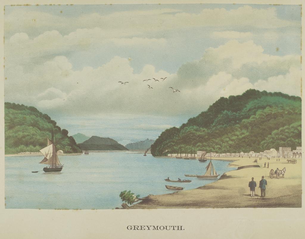 Greymouth. [Harnett &amp; Co., Hokitika, Lithographers]