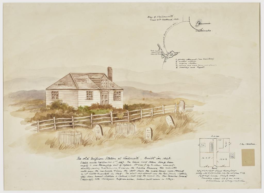 The old mission station at Waikouaiti