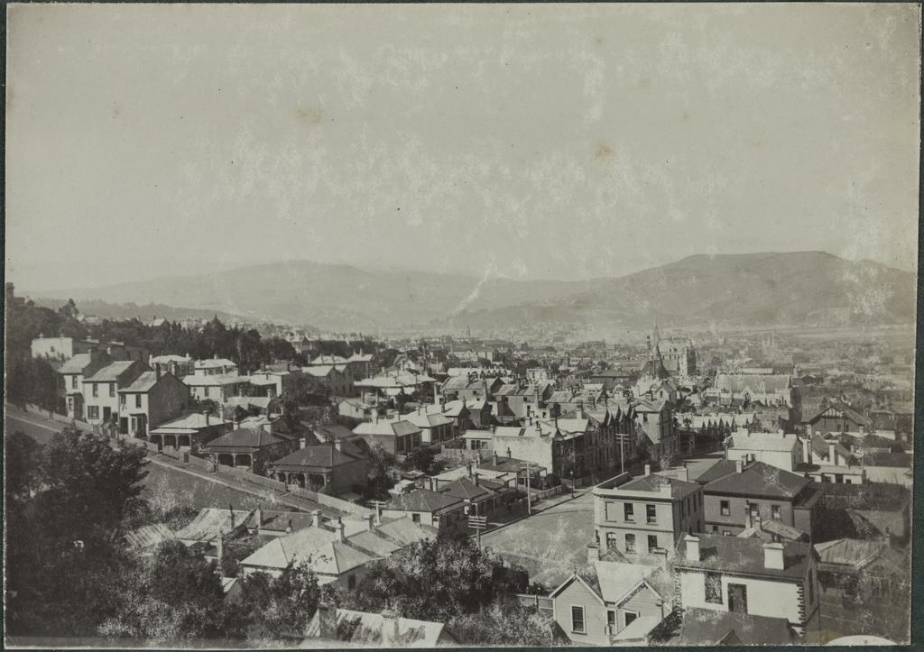 Dunedin from above Walker Street