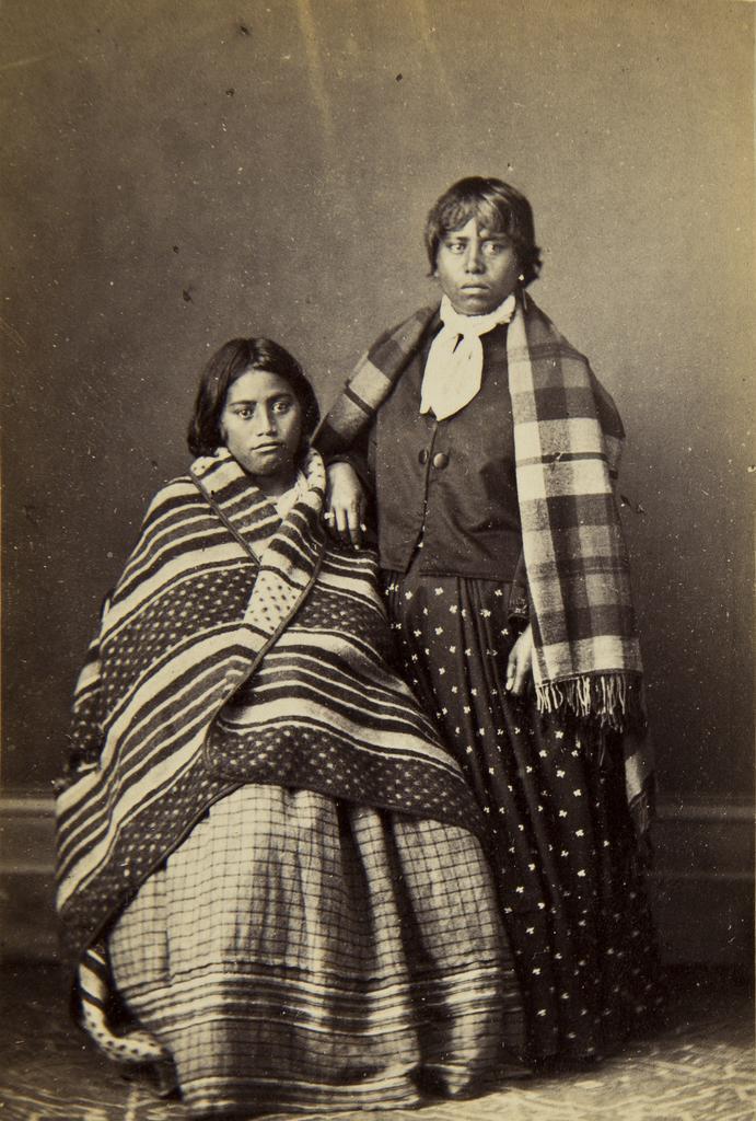 Te Kooti's Wife and prisoner of war in charge of Topia's wife