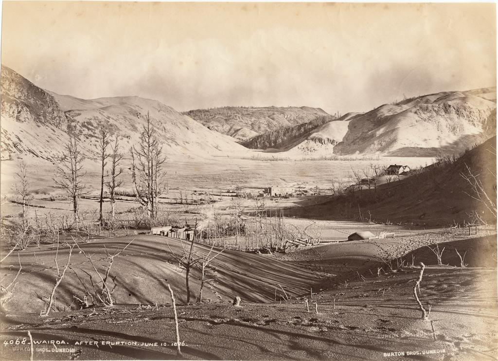 Wairoa After Eruption June 10 1886