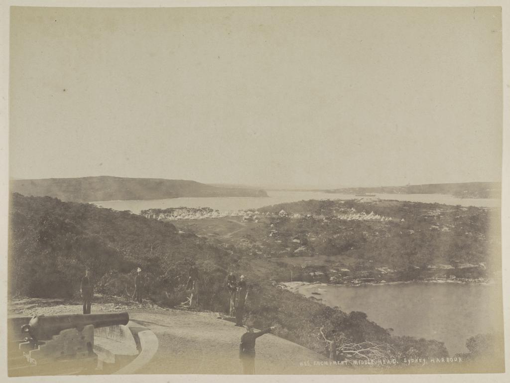 Encampment, Middle Head, Sydney Harbour