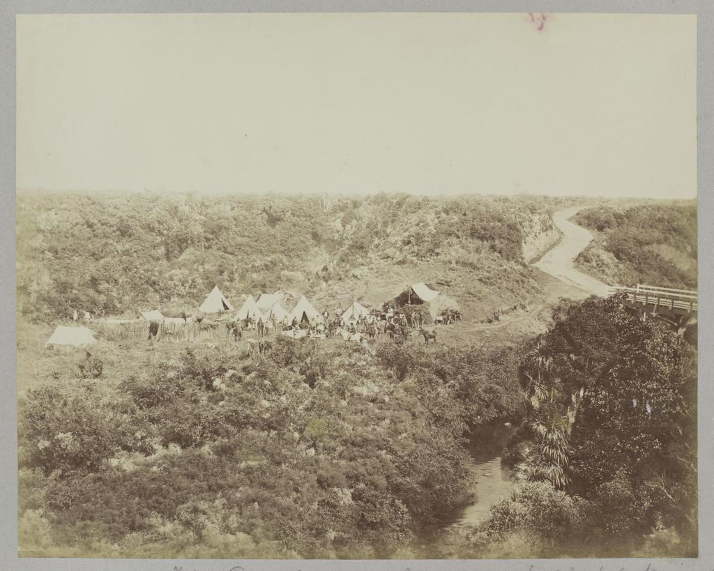 First Survey Camp on the disputed and celebrated Waimate Plain
