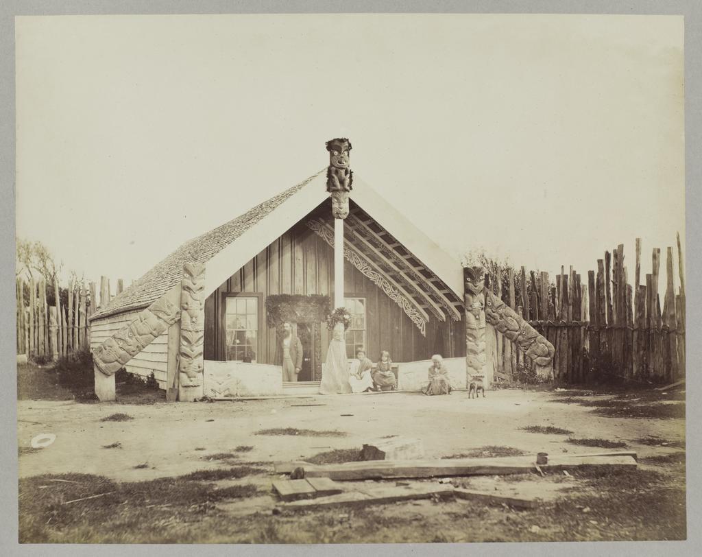 Mete Kingi's whare or house, Putiki, Wanganui