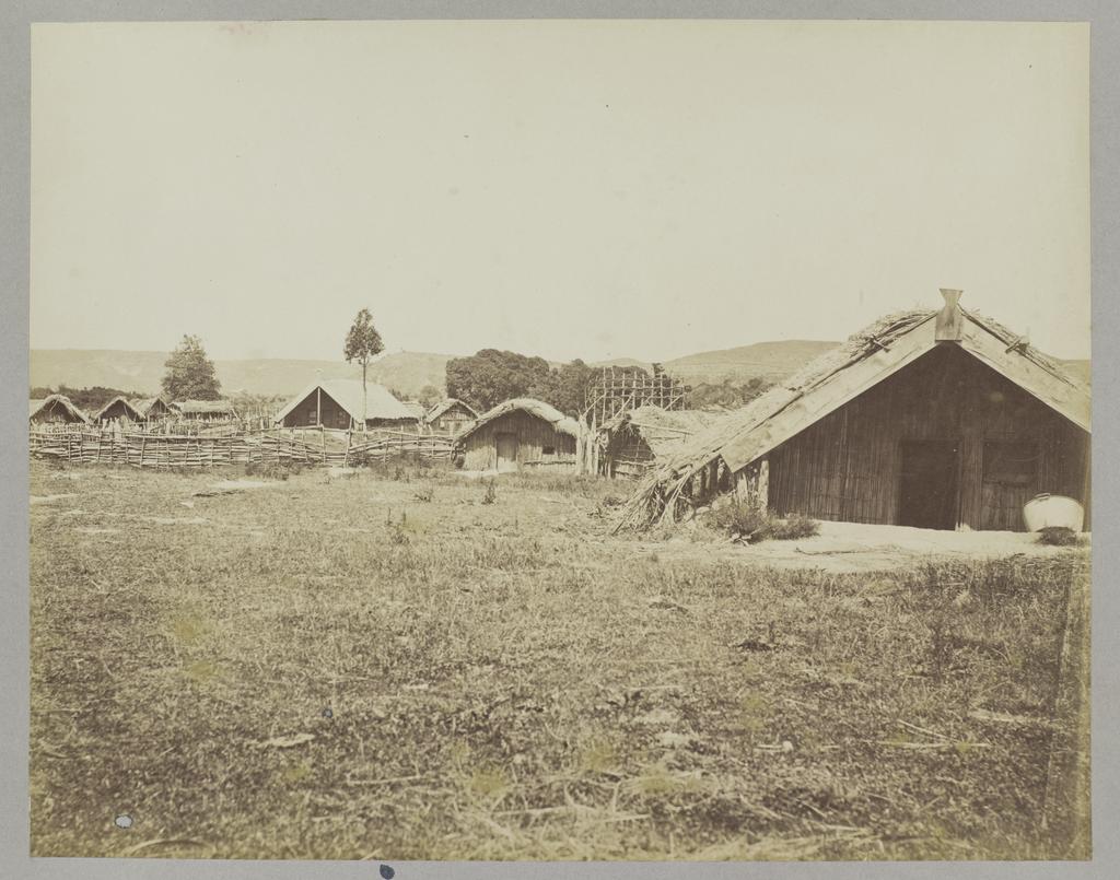 Inside of Waitotara Pah, Wanganui County