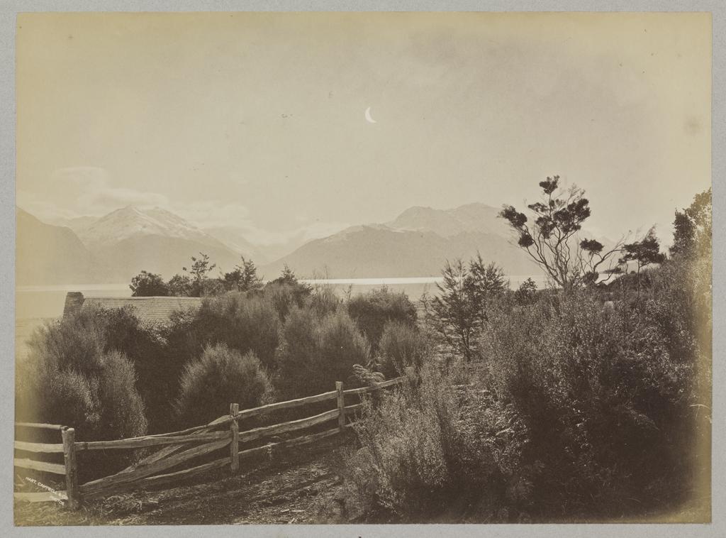 The New Moon.  View from 25 Mile, Lake Wakatipu
