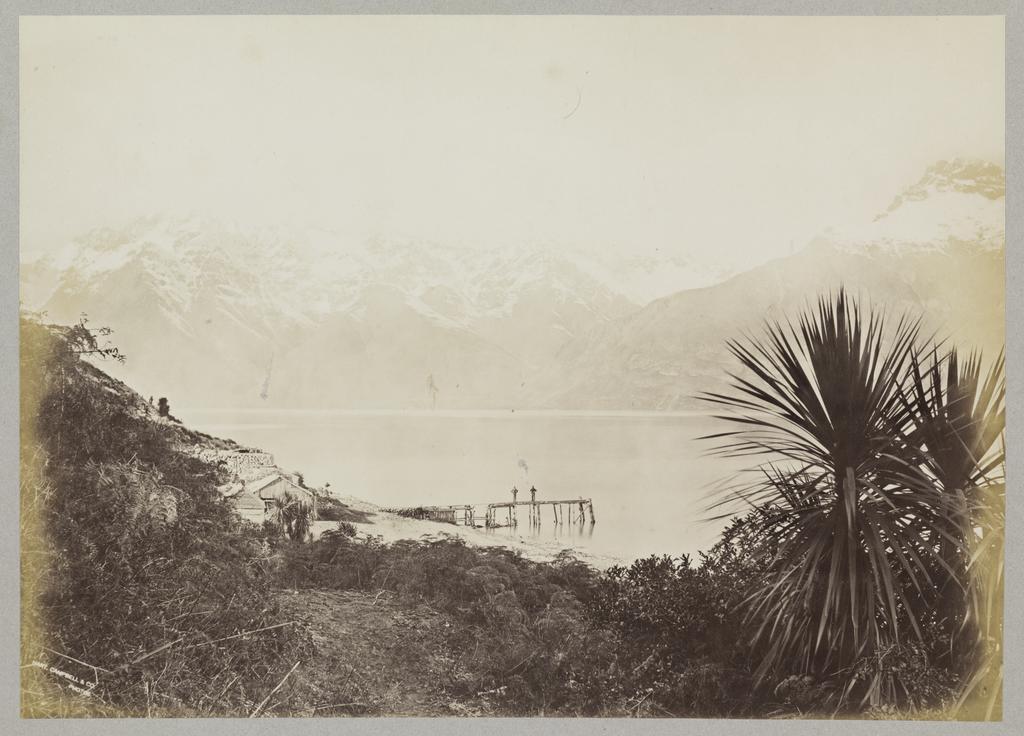 View at the 12 Mile Lake, Wakatipu N.Z.