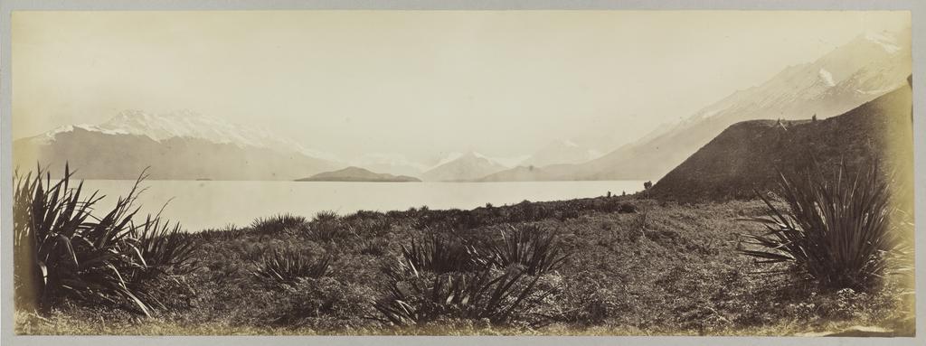 Head of Lake Wakatipu N.Z - View from the 25 Mile