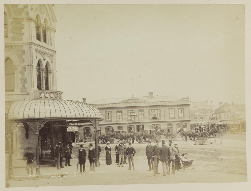 City Hotel crossing, Christchurch