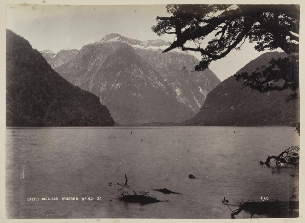 Castle Mountain, Lake Ada, Milford Sound N.Z.