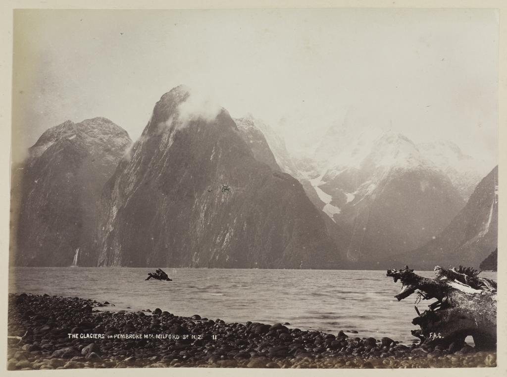 The Glaciers or Pembroke Mountains, Milford Sound N.Z.