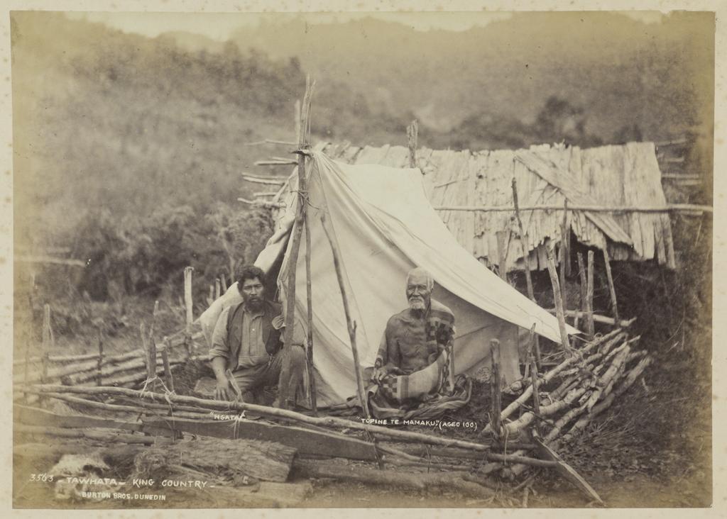 Tawhata, King Country Ngāta and Topine Te Mamaku (aged 100)