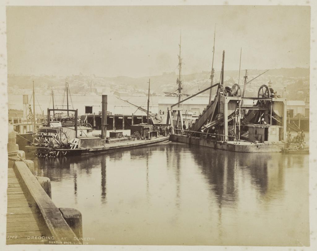 Dredging at Dunedin