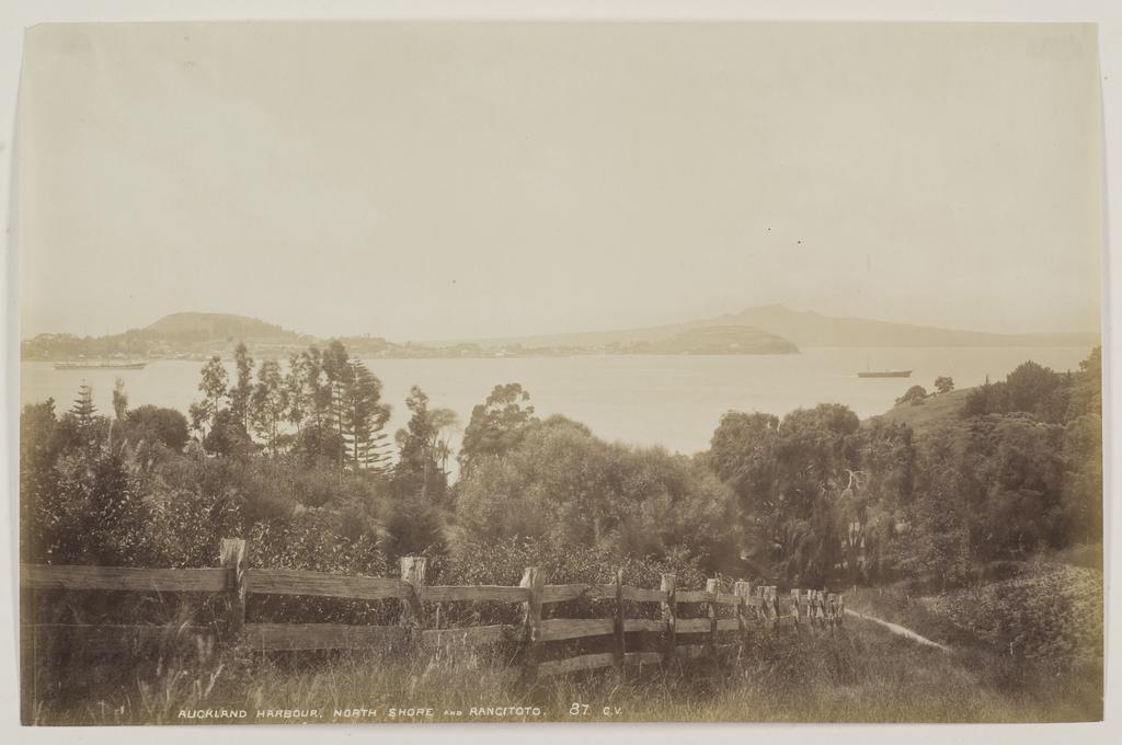 Auckland Harbour, North Shore and Rangitoto