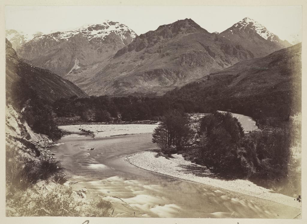 Eyre Mountains and Lochy River, Lake Wakatipu