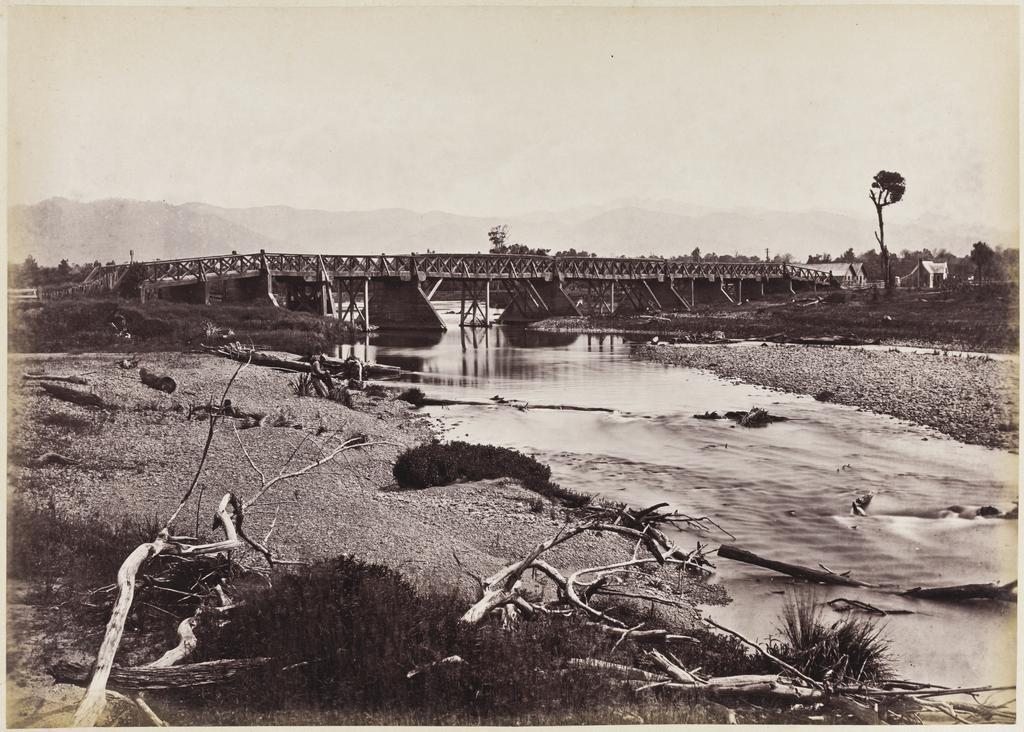 Black Bridge, over the Waiohini River, near Greytown, Wairarapa