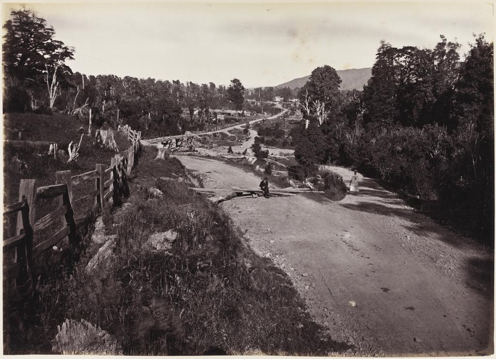 Pakuratahi looking towards Wellington, Wellington and Masterton Road