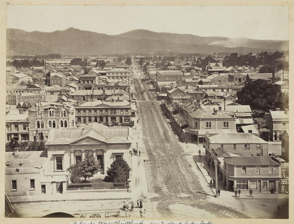 Colombo Street, Christchurch, looking South