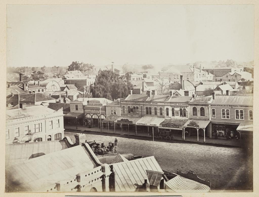 View from top of Insurance Buildings, Christchurch, N.Z.