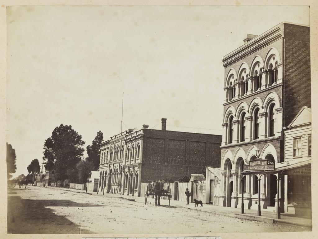Hereford Street, Christchurch looking east