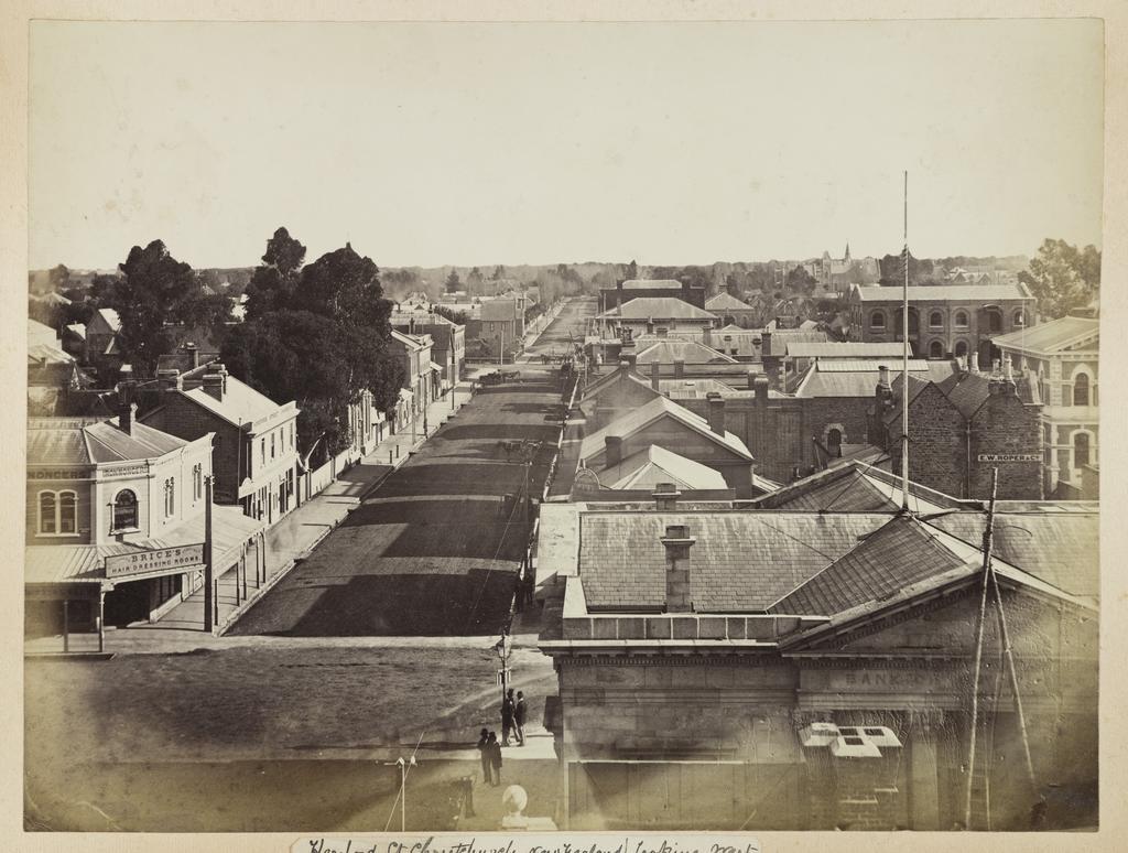 Hereford Street, Christchurch looking west