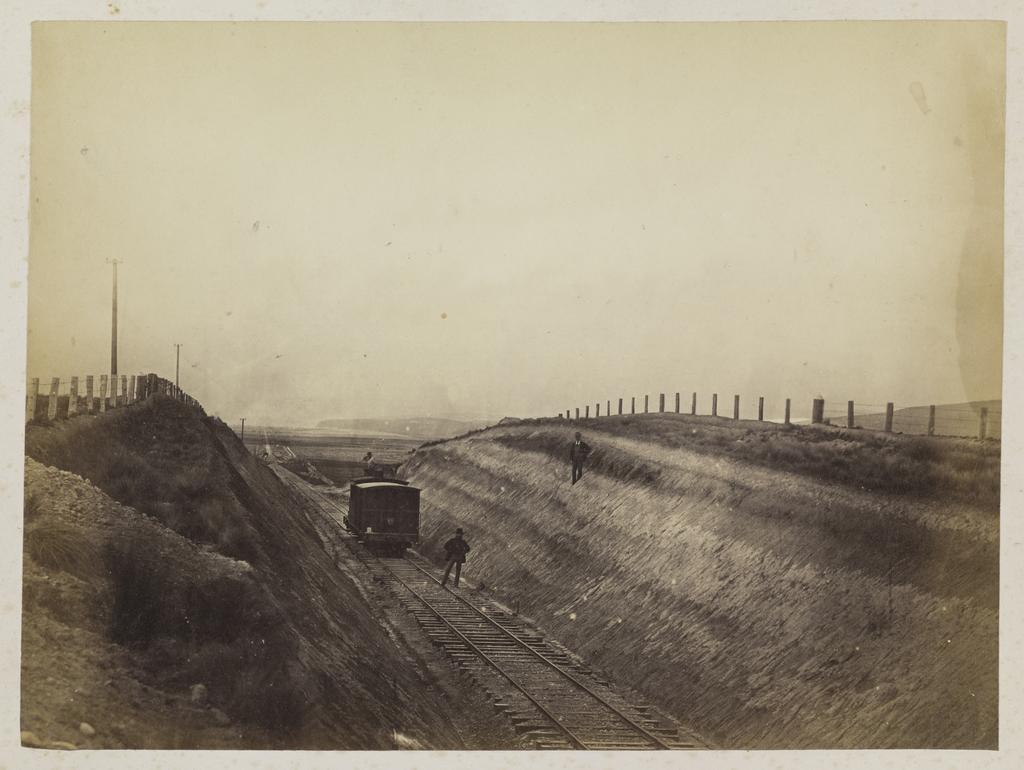 Invercargill &amp; Mataura Railway, 28 mile cutting