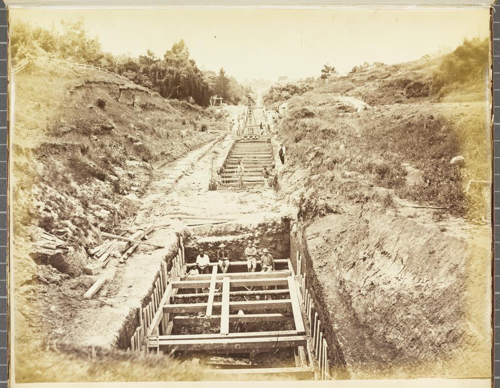 Railway works - Auckland to Mercer