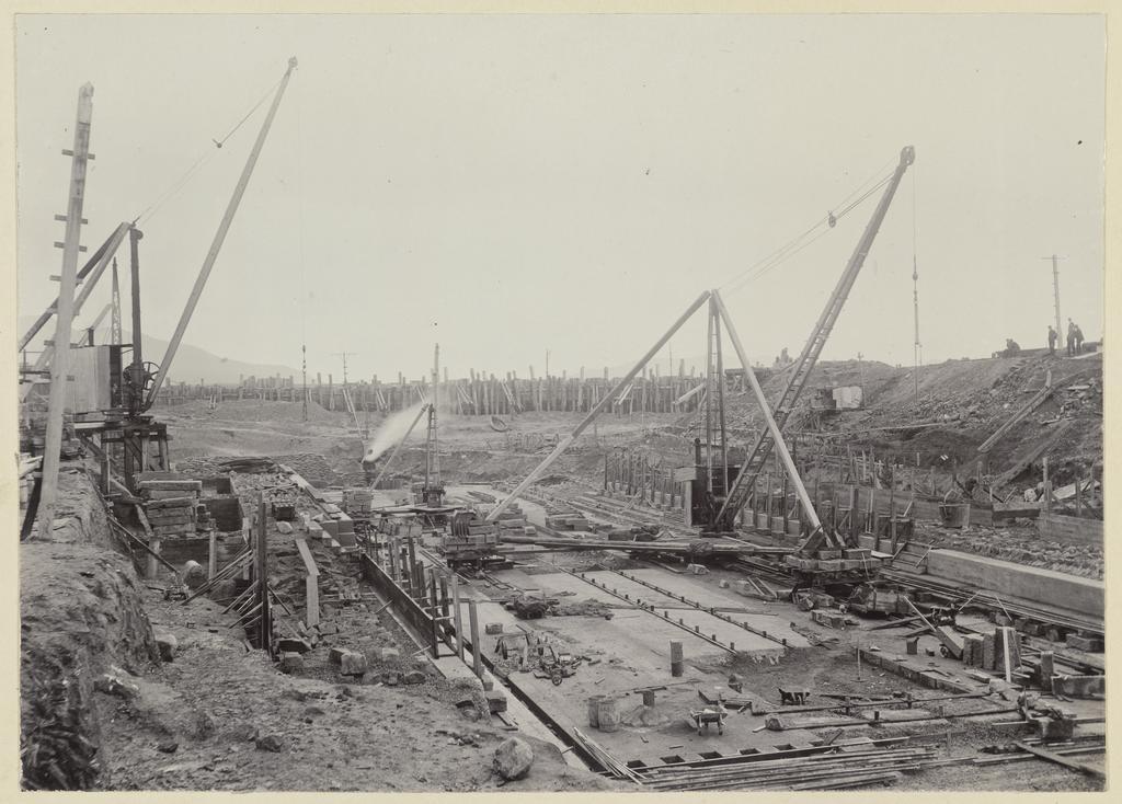 View of concreted area