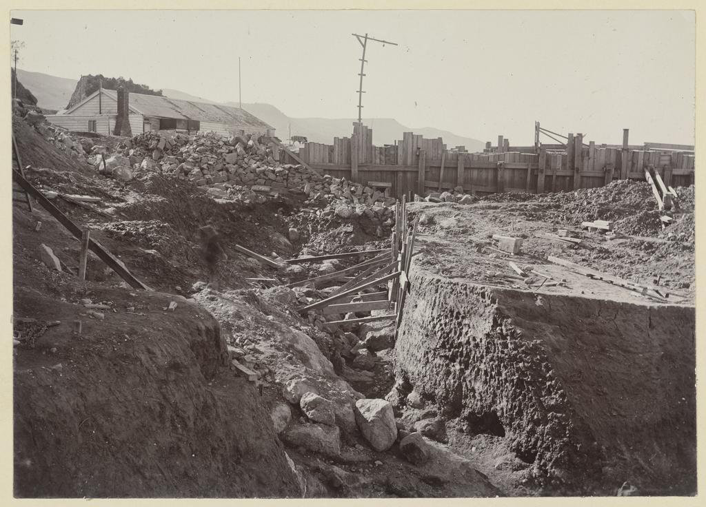 Details of trench and reinforcing