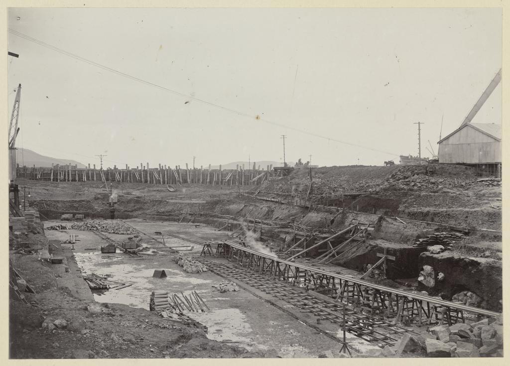 First day concrete was started