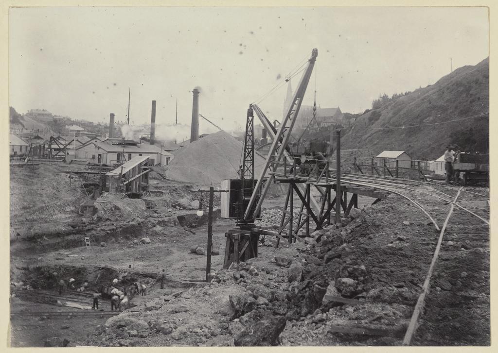 Cranes and earthworks