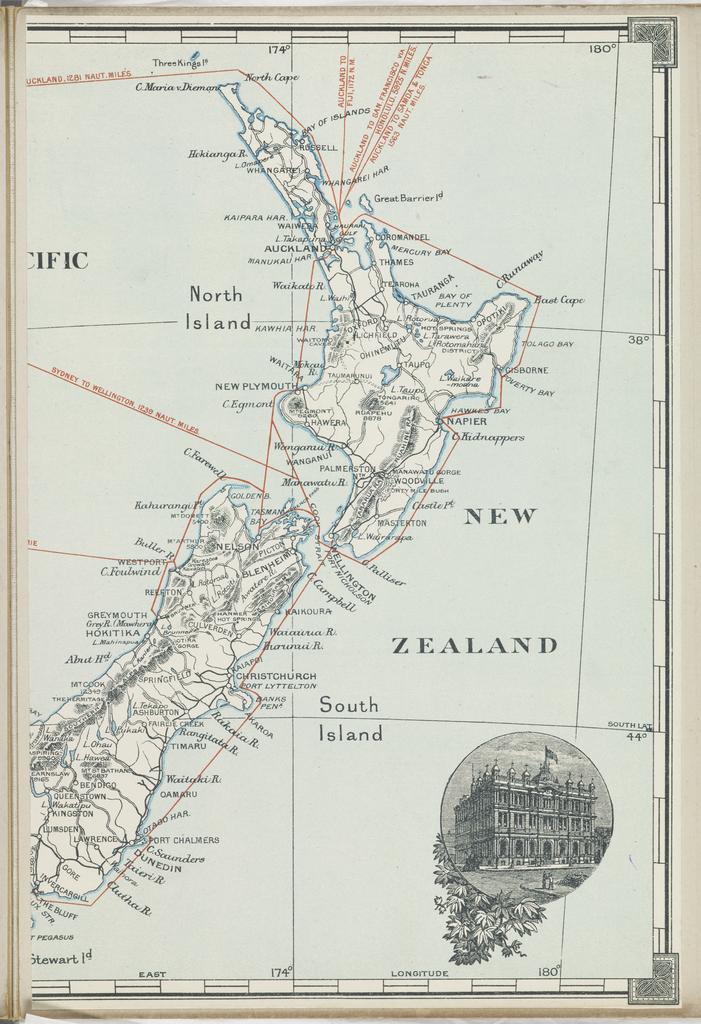 Chart of Steamer Routes [part 2]