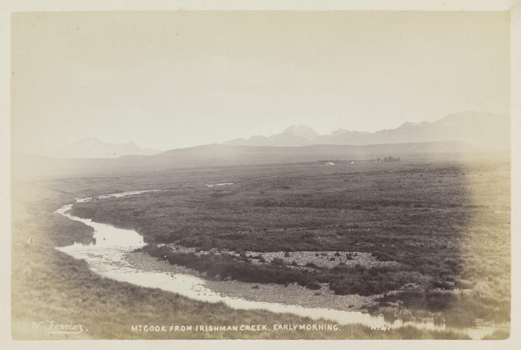 Mount Cook from Irishman Creek, early morning