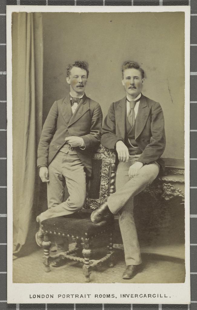 Portrait of two men
