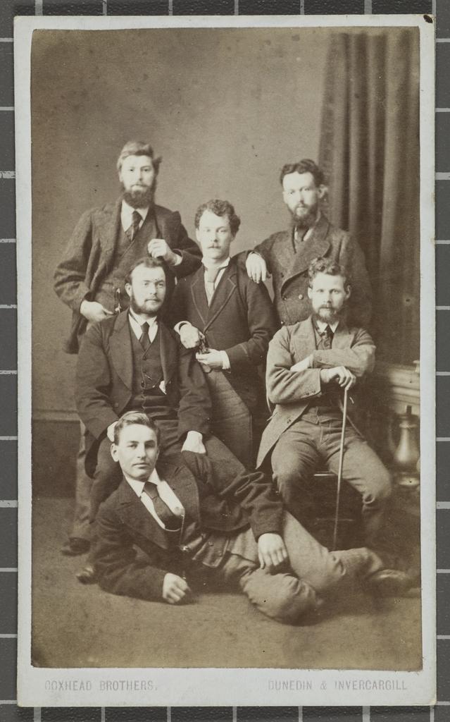 Group of six men