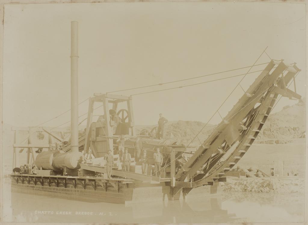 Chatto Creek Dredge, N.Z.