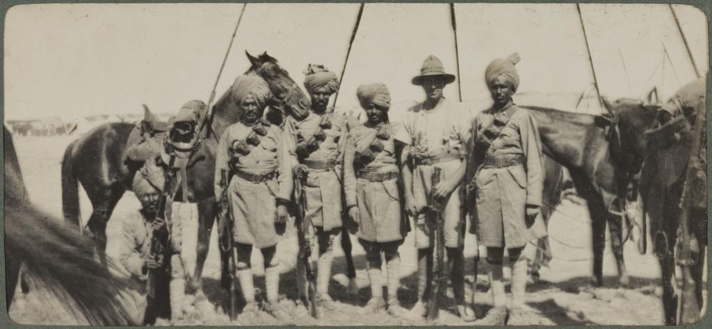 Hyderabad lancers on Suez Canal