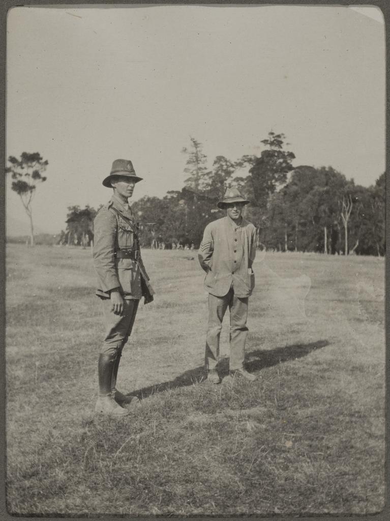 Lt E.H. Clarke and Sgt Croucher