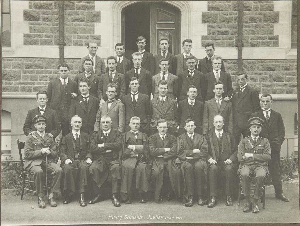 Mining Students, Jubilee Year, 1919
