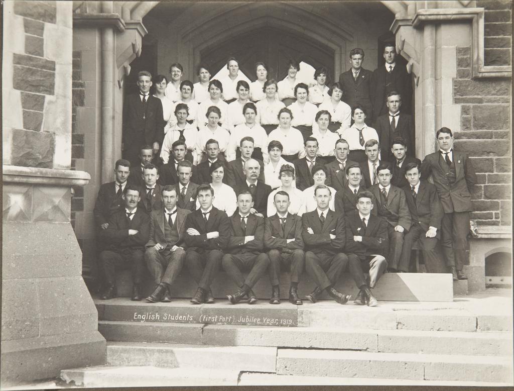 English Students (first part) Jubilee Year, 1919