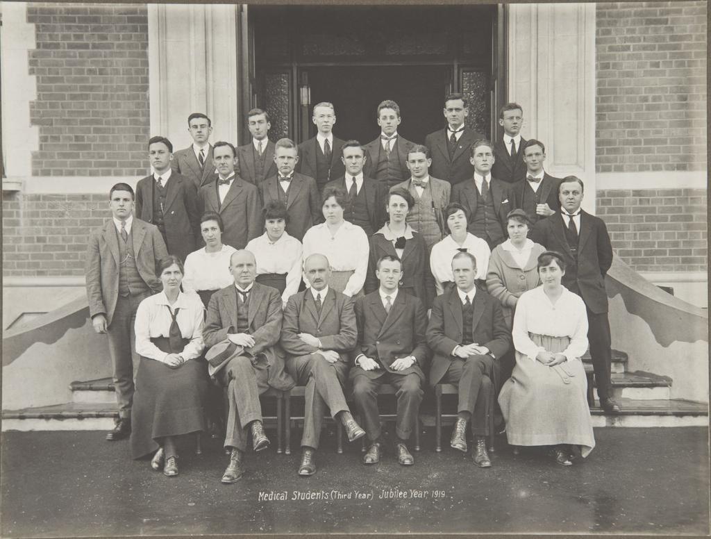 Medical Students (third year) Jubilee Year, 1919