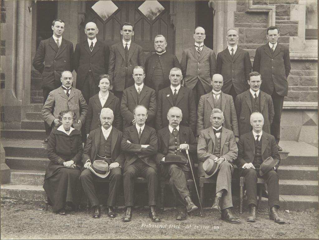 Professorial Board, Jubilee Year, 1919