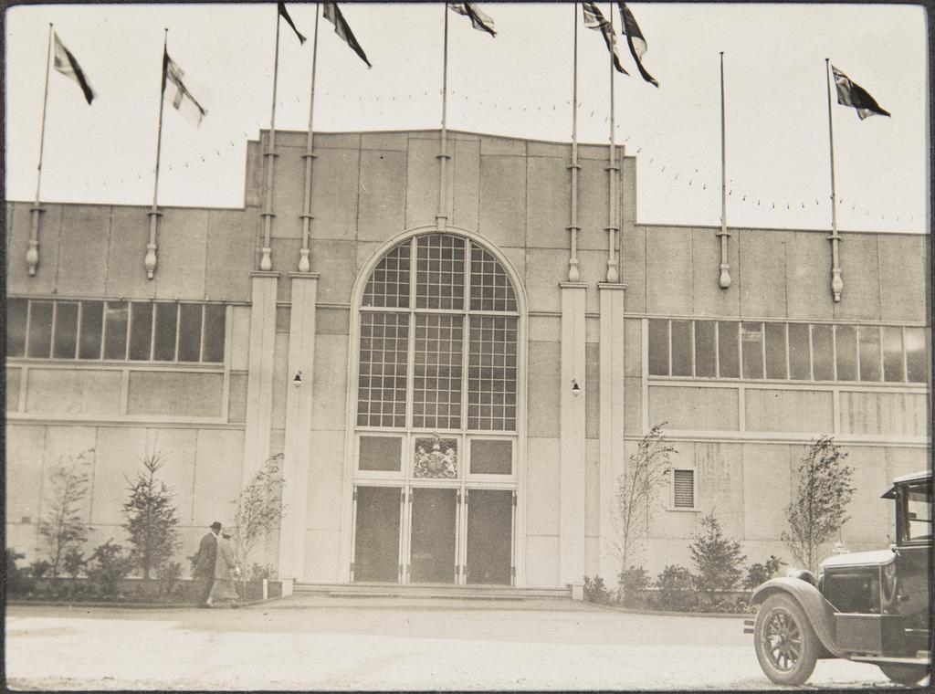 An exhibition pavilion